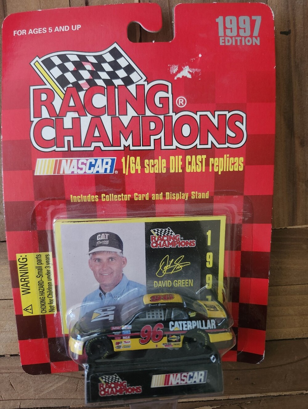 1997 Caterpillar #96 Die-Cast NASCAR Replica - Black & Yellow